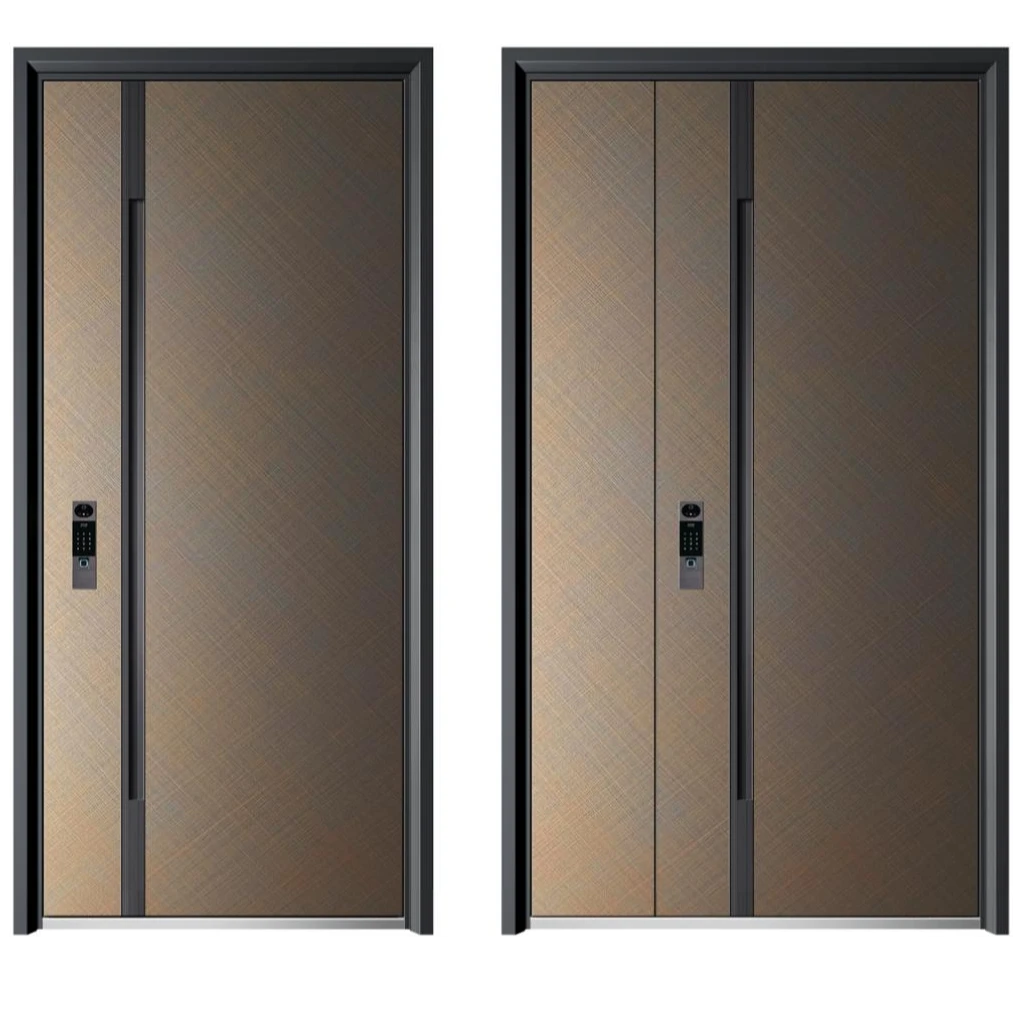 定制入户门防盗门别墅智能锁锌合金简约设计-宝丽