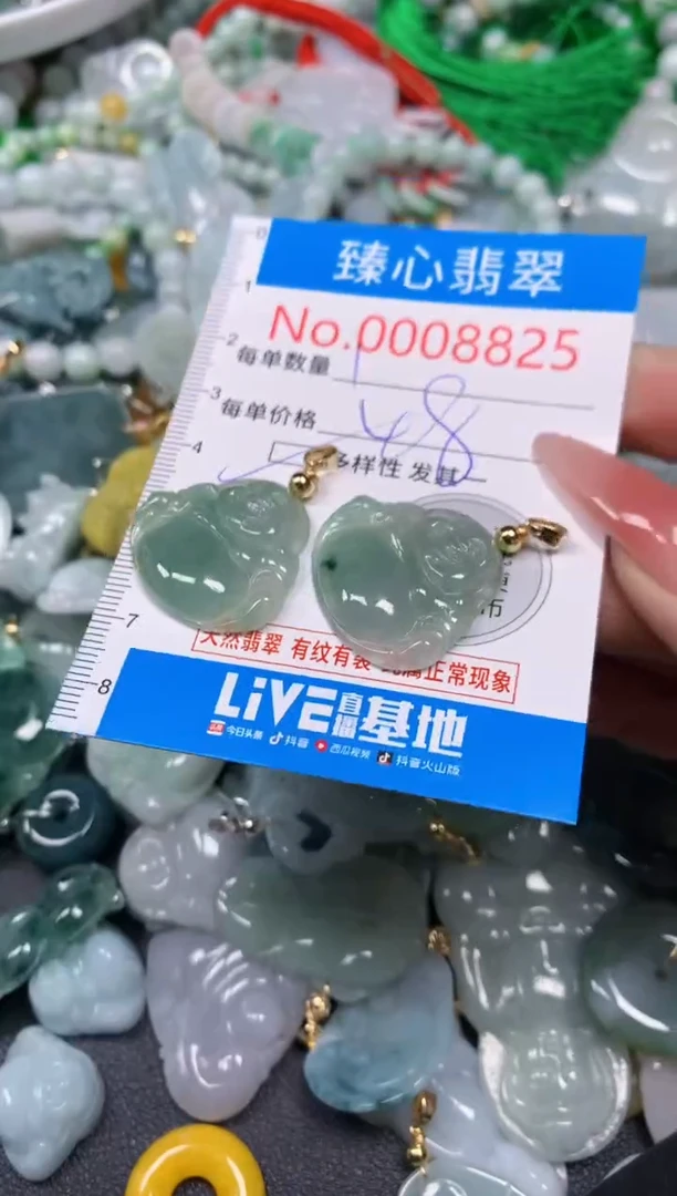 【闪购商品】翡翠颈饰未镶嵌含绳0008825