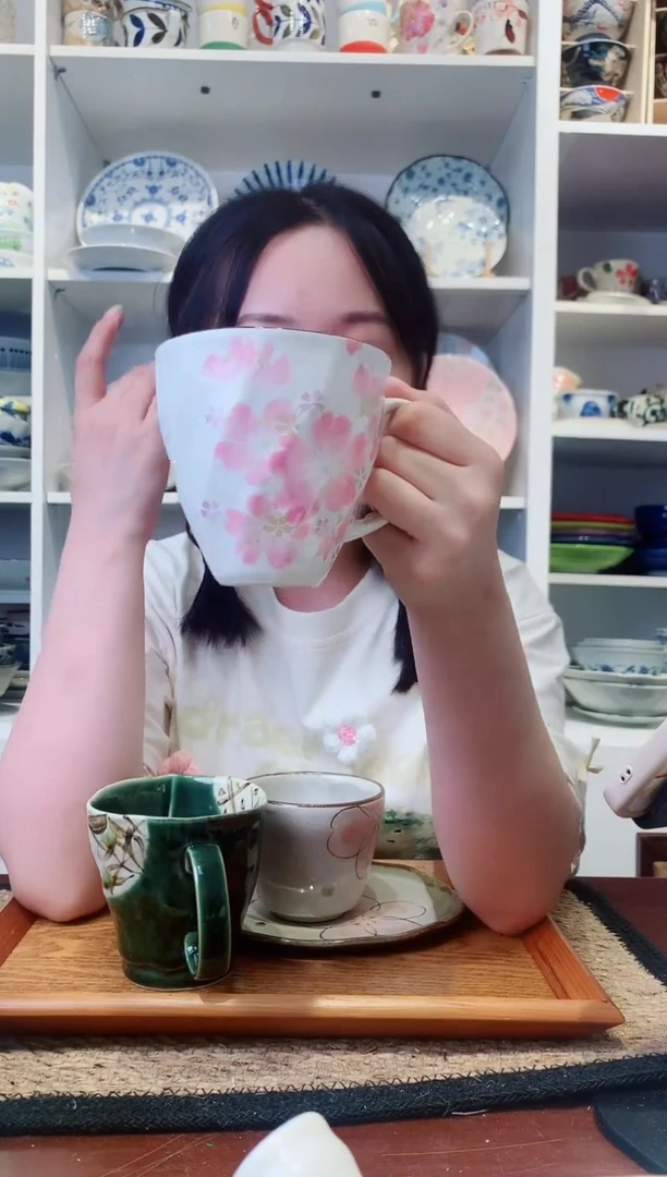 【微瑕】和蓝马克杯