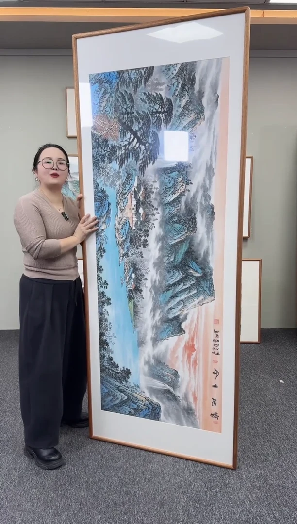 国画宝地生金210*80