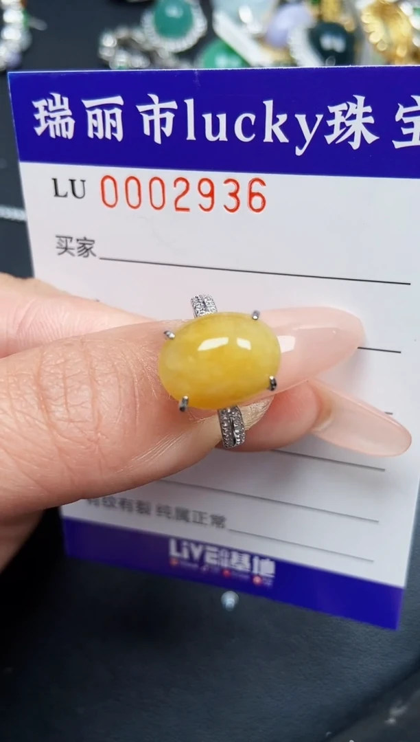 【闪购商品】翡翠颈饰银S925镶嵌2936