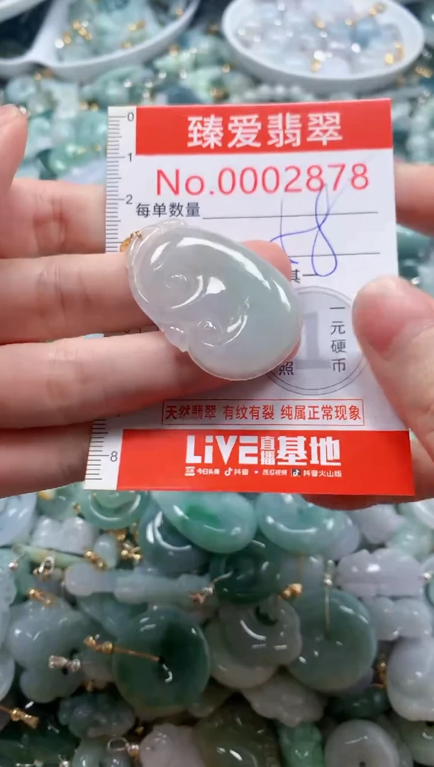 翡翠未镶嵌吊坠(不含链)2878
