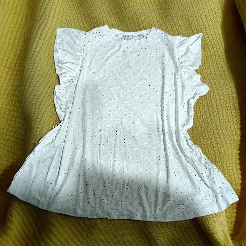 28白色外贸没吊牌背心