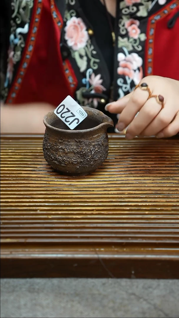粗陶手工手做茶具