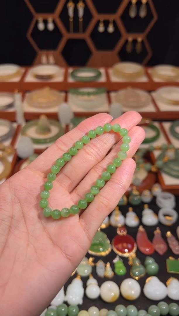 未镶嵌手链和田玉包容放漏