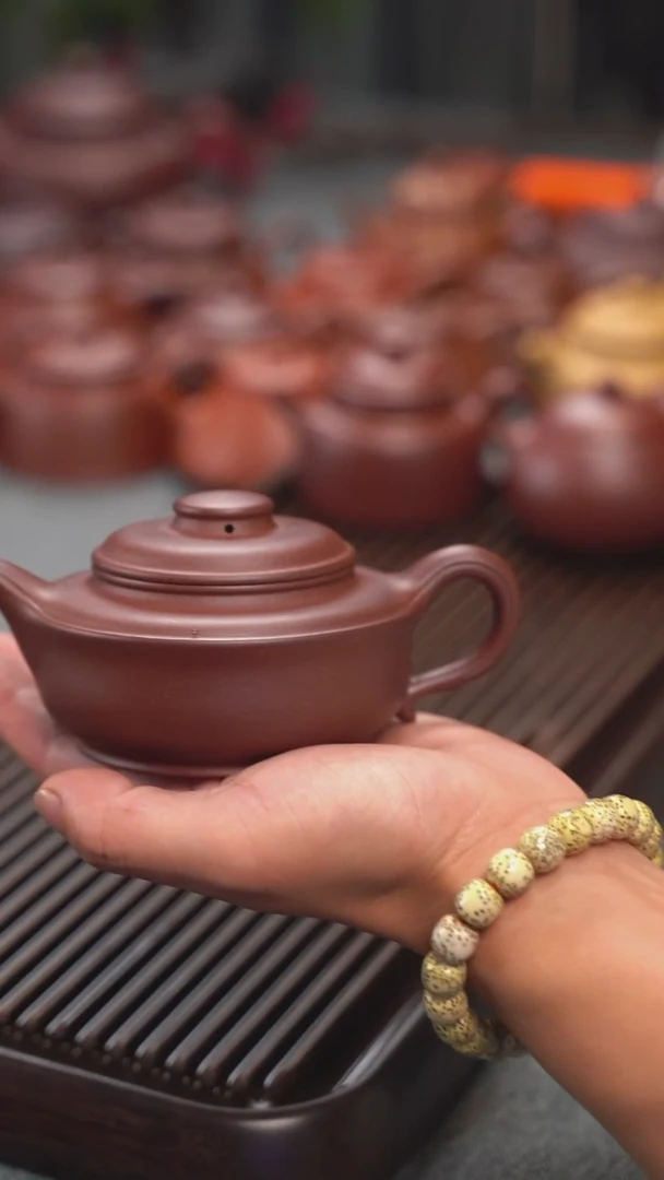 茶壶紫砂忘忧台西黑紫泥230cc