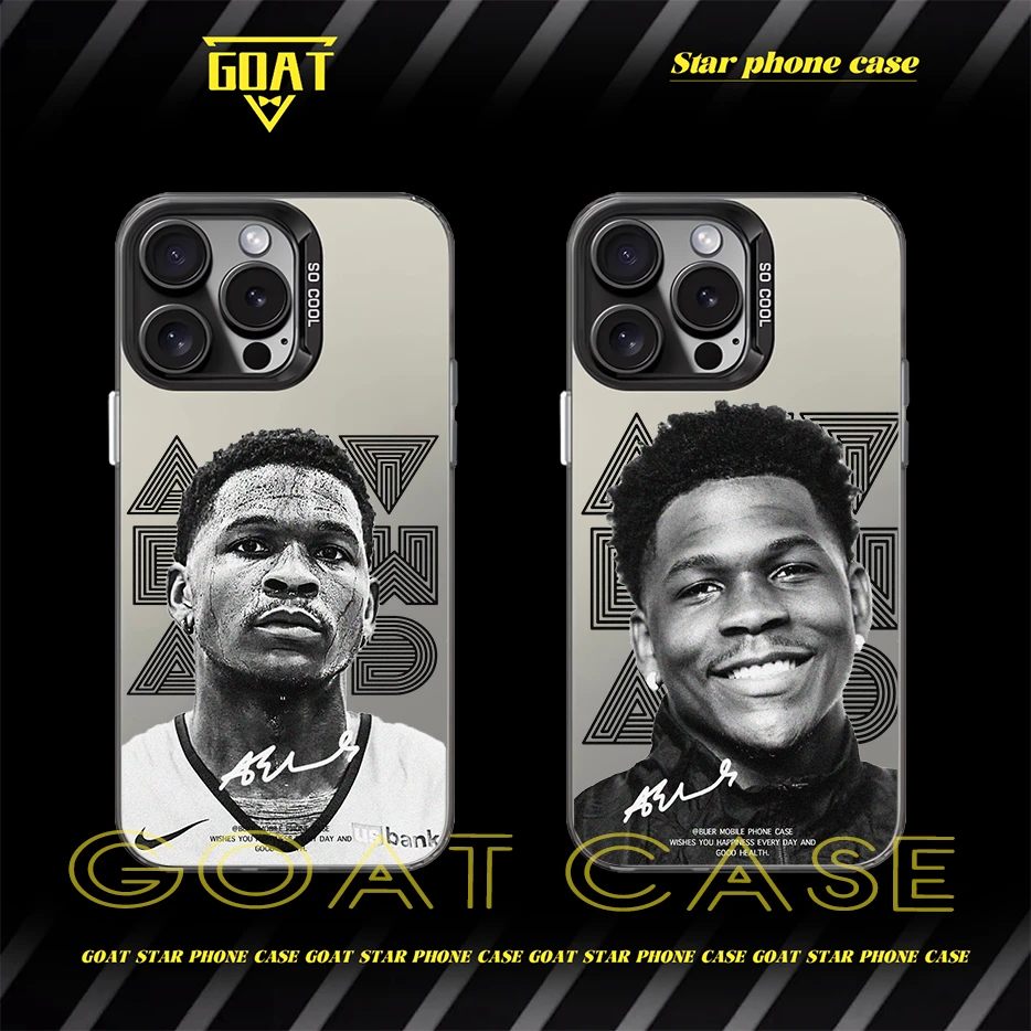 BUER爱德华兹彩银NBA球星防摔手机壳【适用于苹果华为OPPO小米VIV】