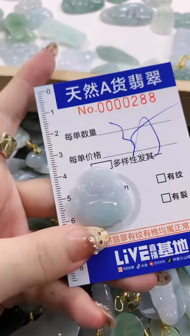 颈饰未镶嵌翡翠天然A货翡翠