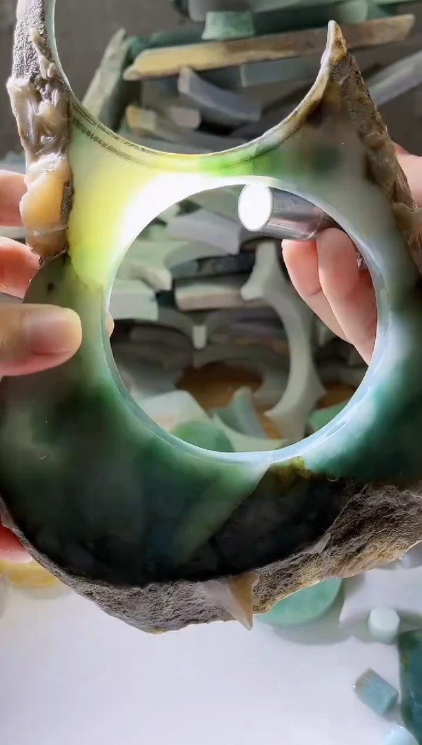 裸石翡翠翡翠a货正品玉石古陈524