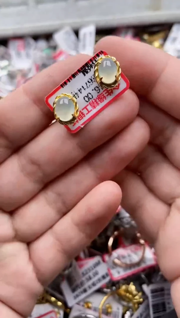 【闪购商品】翡翠戒指银S925镶嵌4444*---9