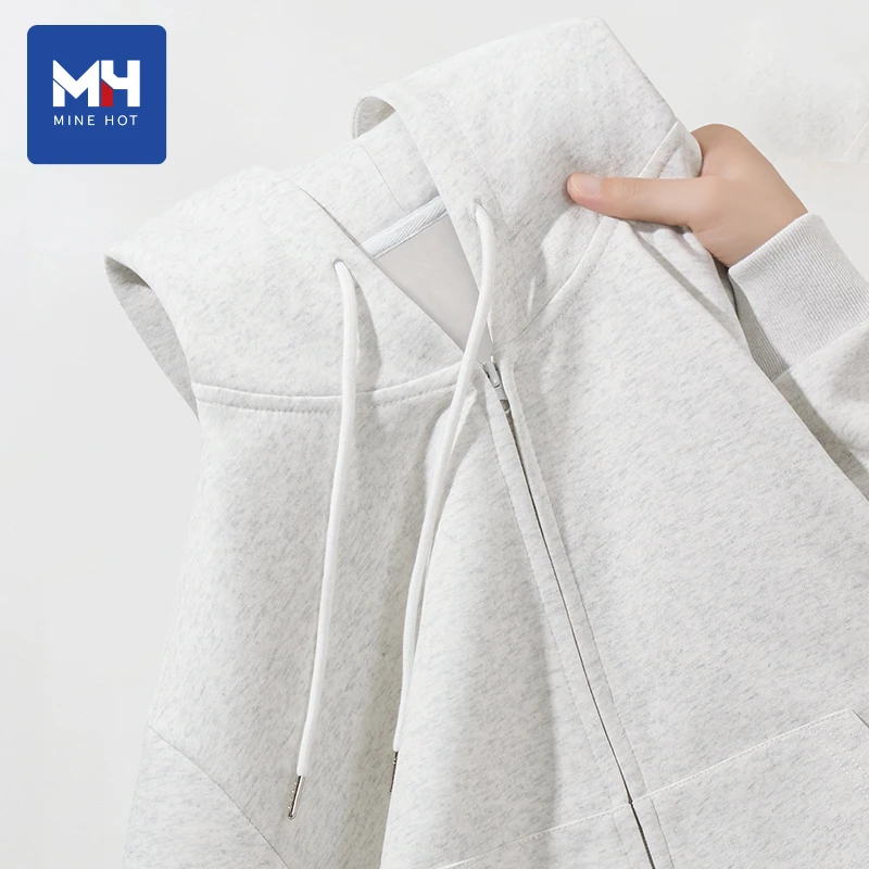 唐狮集团MH上衣新款短款卫衣爆款女2025秋冬穿搭高级感连帽开衫L