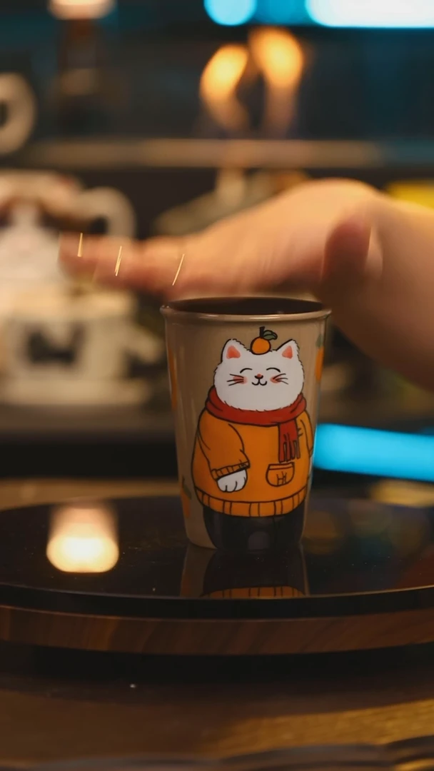 【闪购商品】杯子景德镇高温釉下彩手绘
