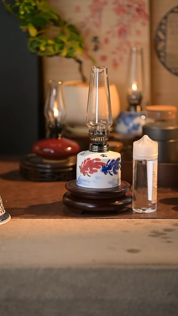 景德镇陶瓷香薰灯摆件