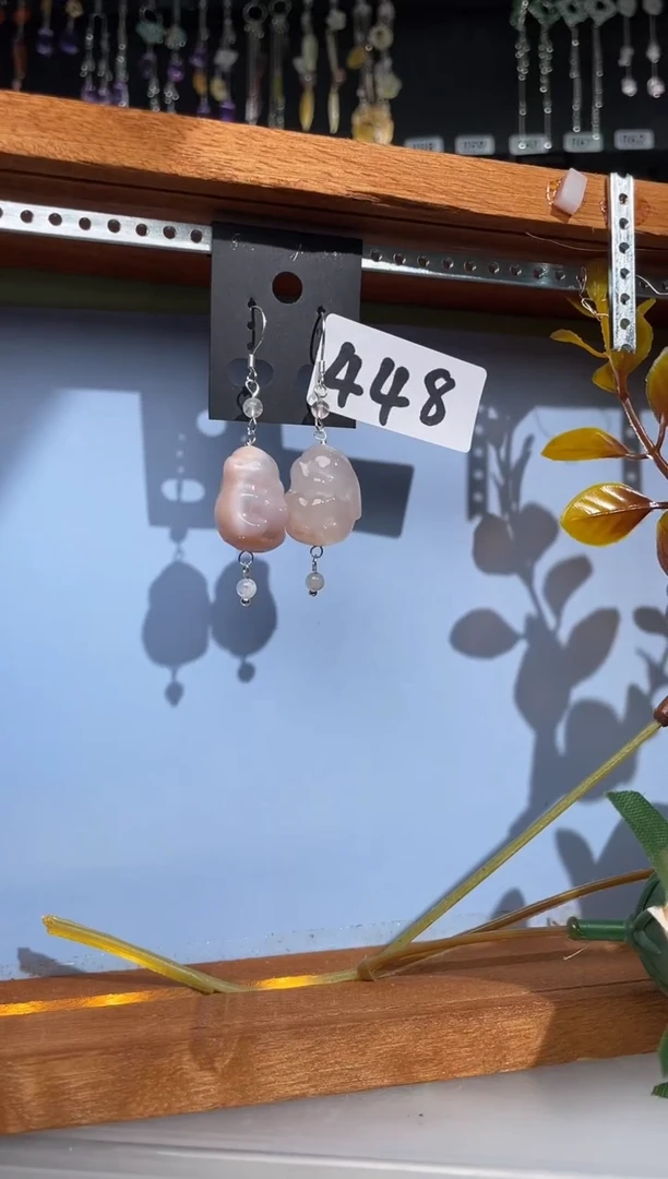 【闪购商品】紫晶耳饰银S925镶嵌喜欢拍