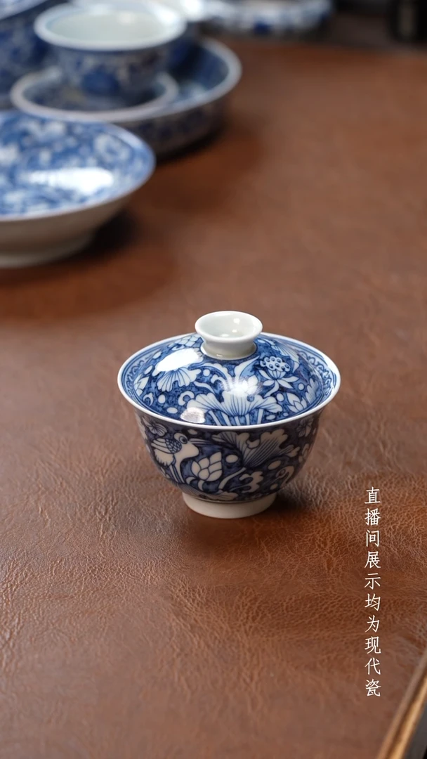 茶器茶器一鹭盖碗