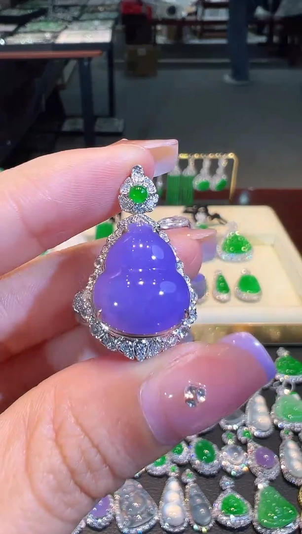 【闪购商品】翡翠戒指18K金镶嵌两用款