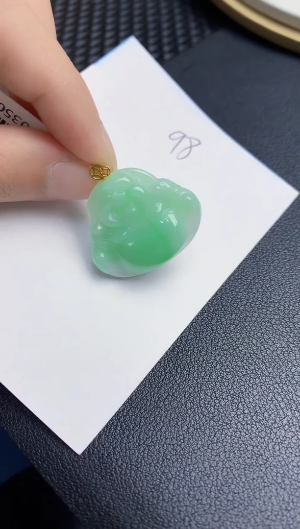 【闪购商品】翡翠颈饰18K金镶嵌000000000