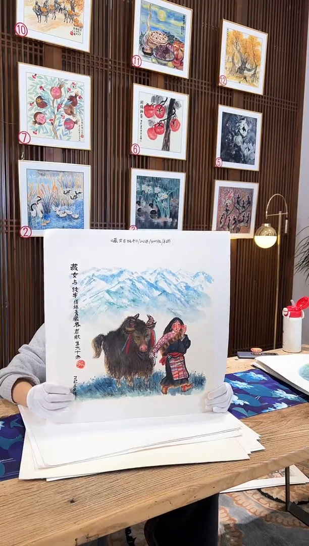 版画耿玉琨名章限量版画S