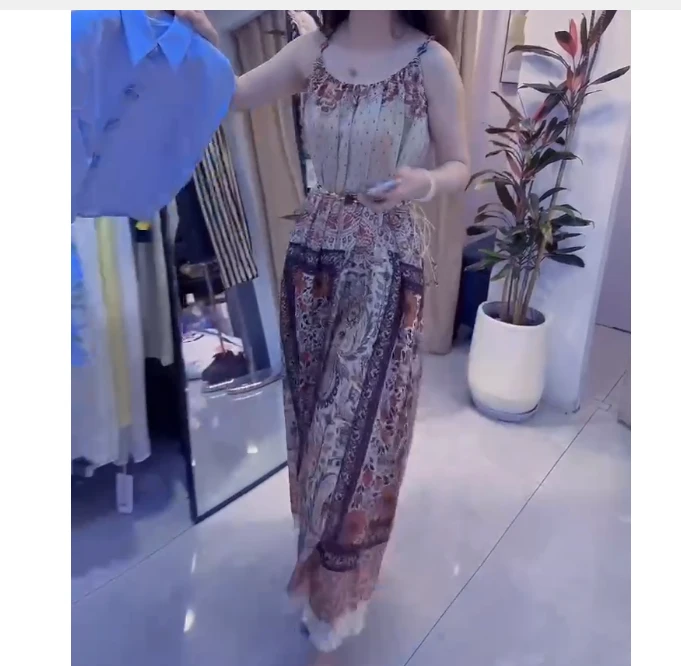 2025夏季新款同款洋气减龄韩版爆款薄款连衣裙女珍13