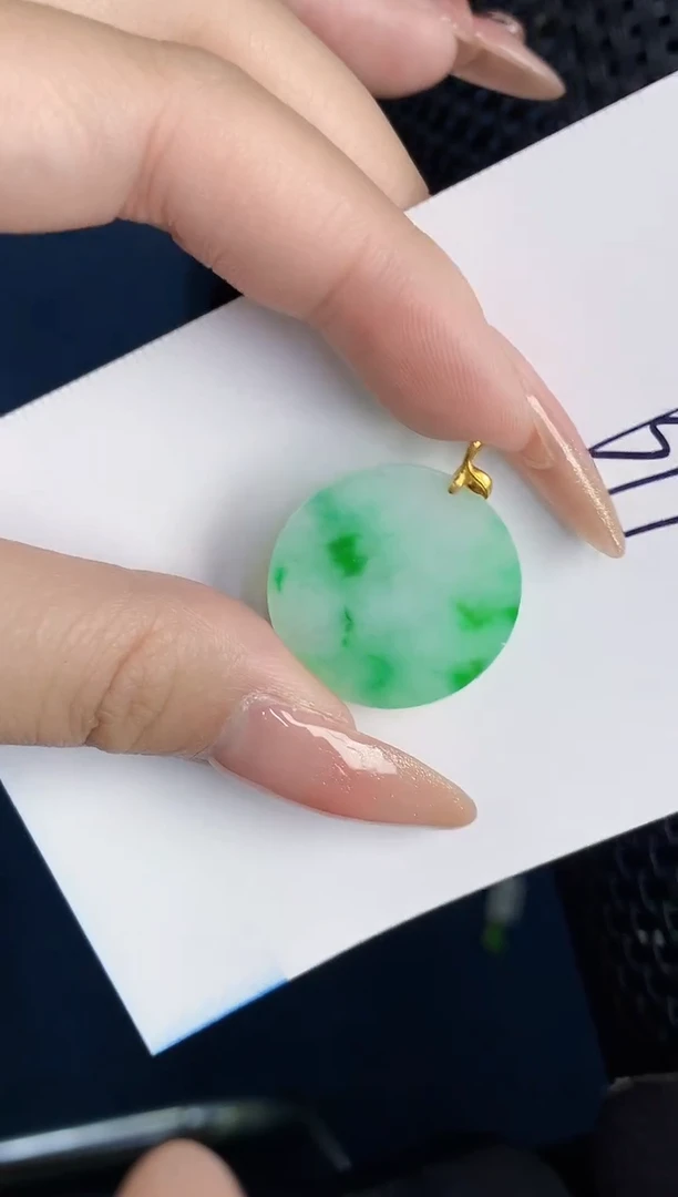 【闪购商品】翡翠颈饰18K金镶嵌000000000