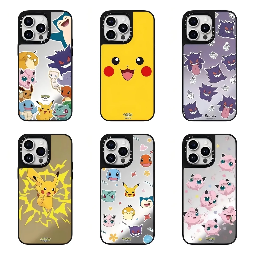 CASETI联名皮卡丘系列宝可梦卡通动漫合集适用iPhone16ProMax1514