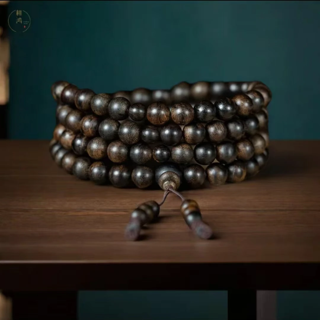 金丝楠珠串金丝楠0.8*108    230    （无礼盒）