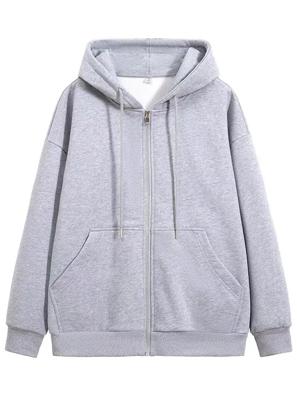 秋冬加绒加厚短外套女时尚小个子洋气百搭夹克上衣宽松休闲长袖