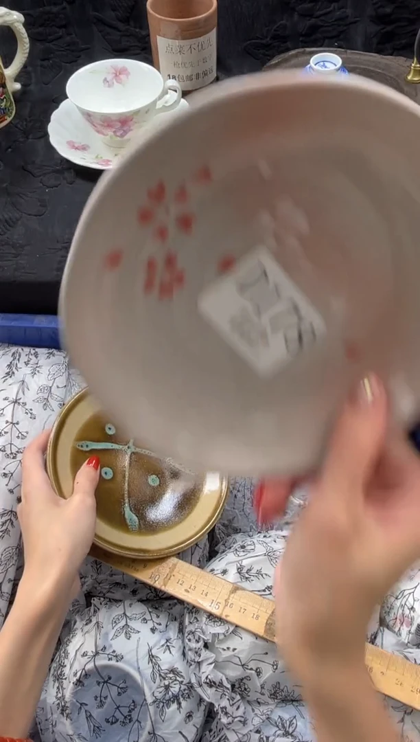 瓷片三***笑       D178