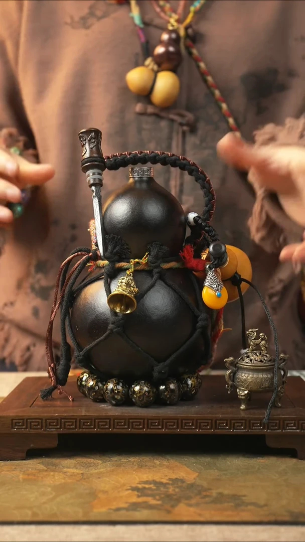 186大漆一物一拍记葫堂出品【不带手串】