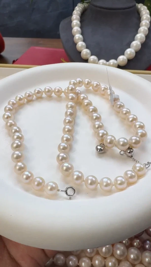 颈饰未镶嵌淡水珍珠7-8mm无核