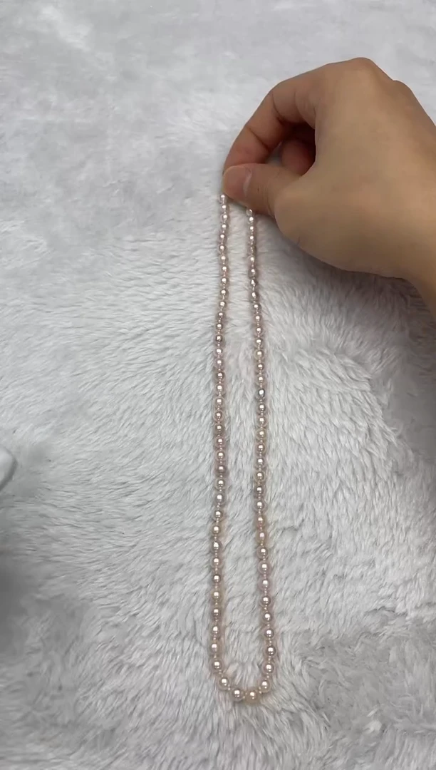 项链银S925镶嵌海水珍珠AK5-5.5mm