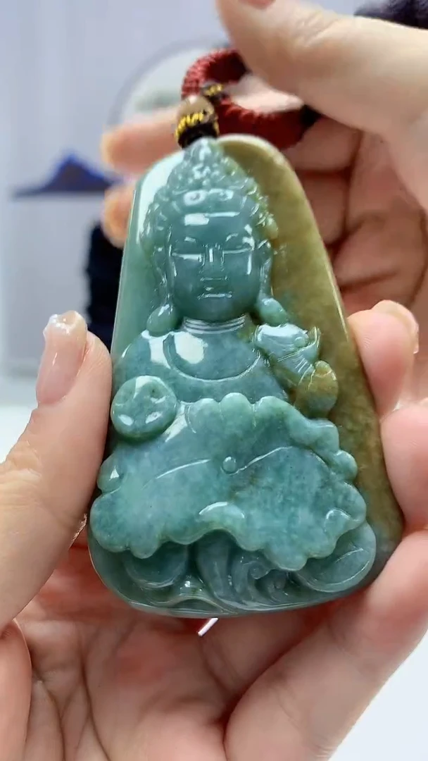 【闪购商品】定制翡翠未镶嵌4969ms-毛货247观音