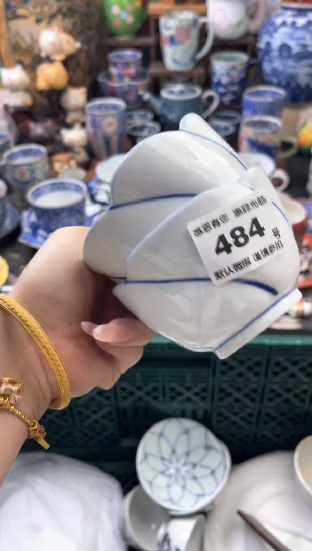 瓷片小*田484号九姑娘工艺品瓷器