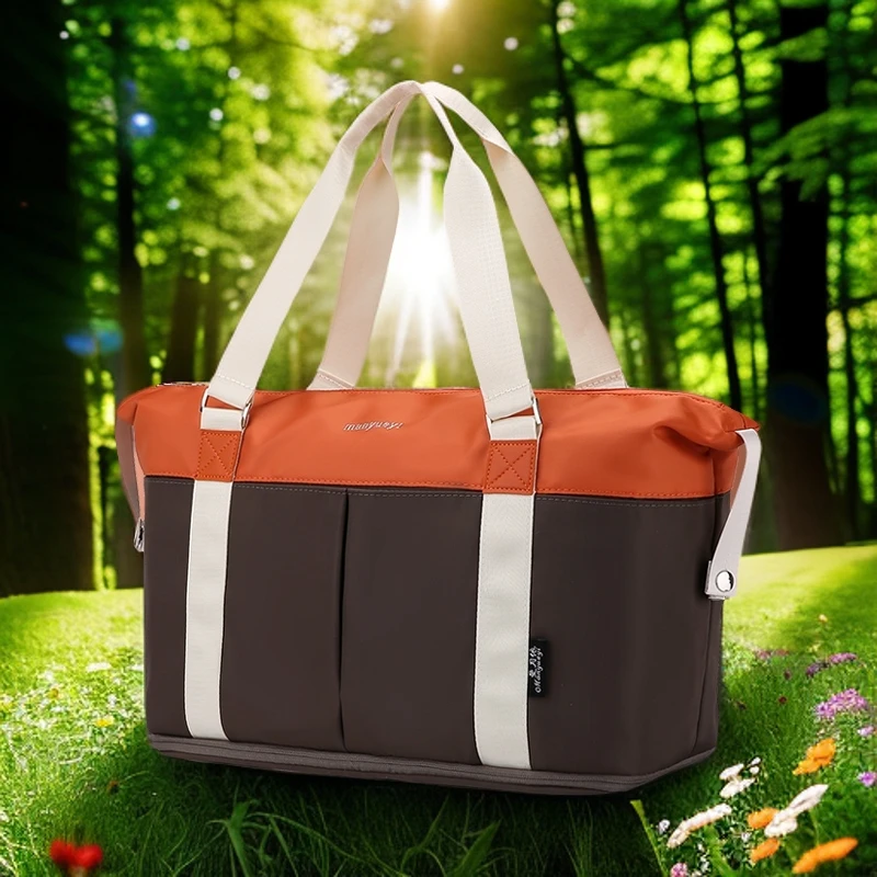 曼月依大容量手提可拓展韩版待产收纳包运动健身旅行包行李包女款