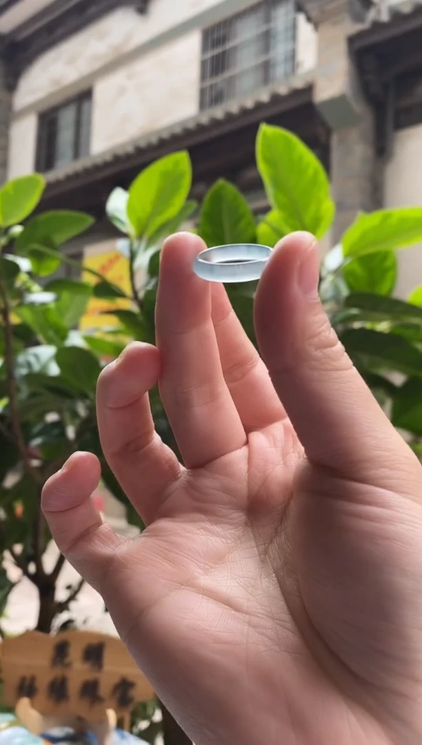 翡翠戒指未镶嵌17号戒圈