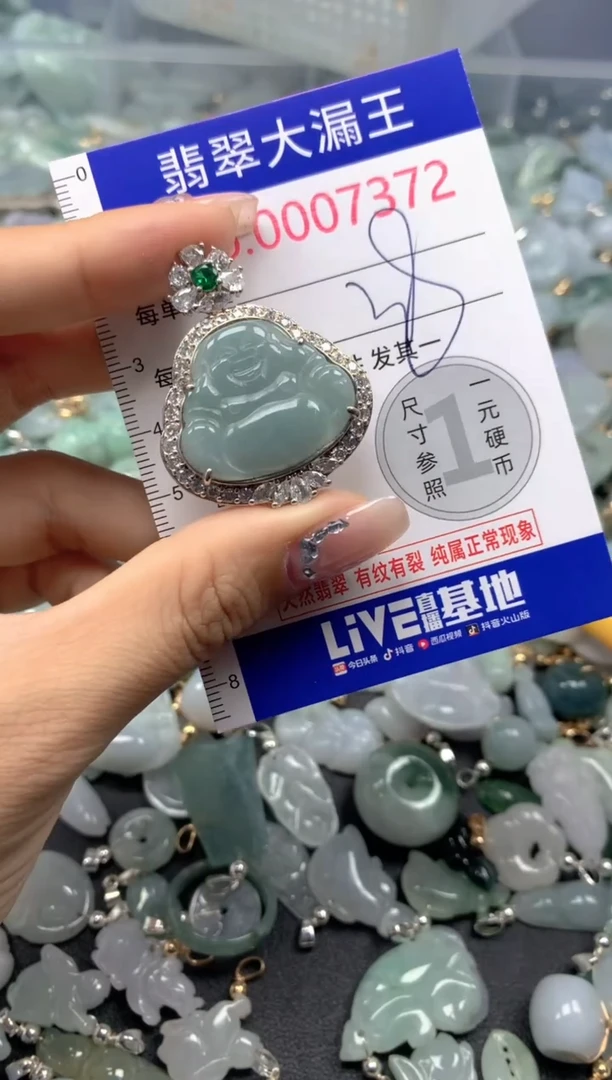 颈饰未镶嵌翡翠7372