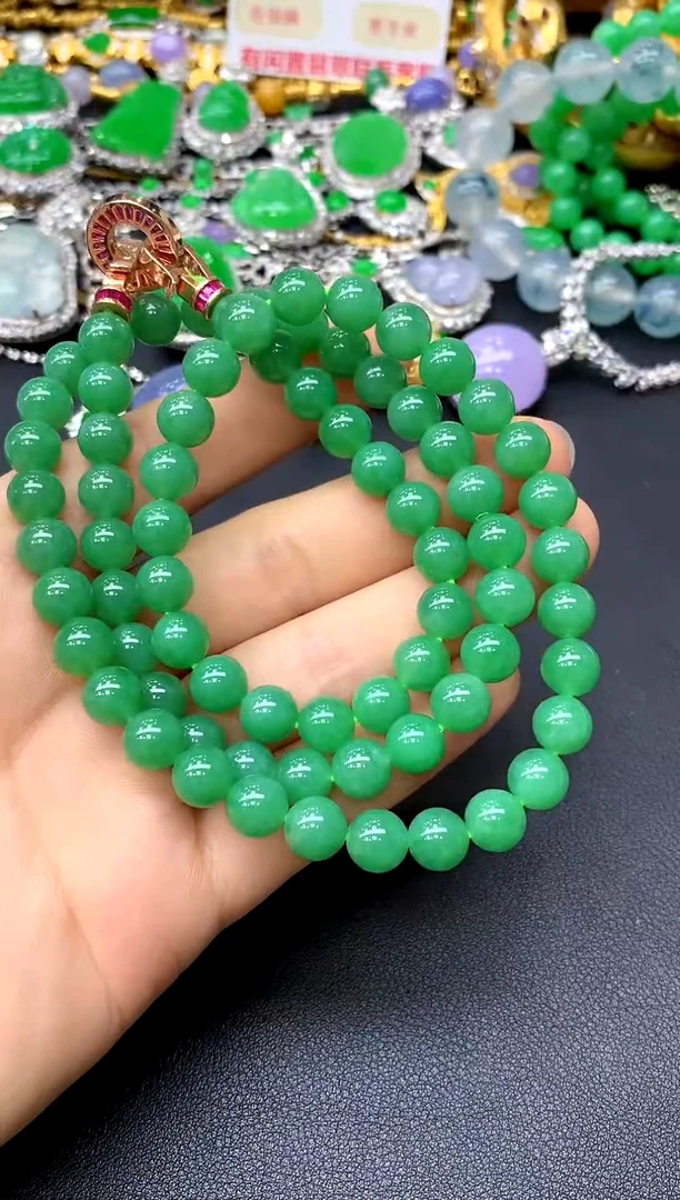 颈饰未镶嵌翡翠301-中国好珍宝