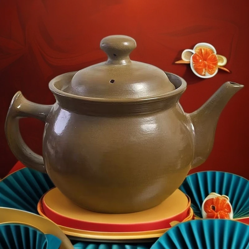 （1.8升养生壶）传统工艺手工制作内部无涂层无釉烧水泡茶壶