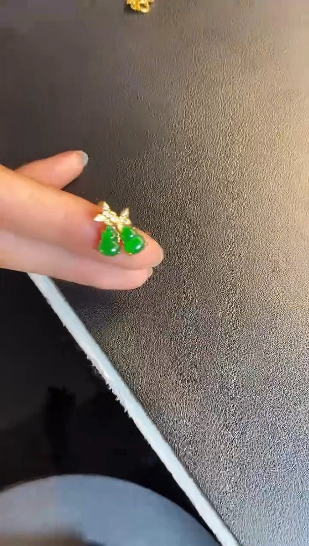 吊坠(不含链)银S925镶嵌翡翠1