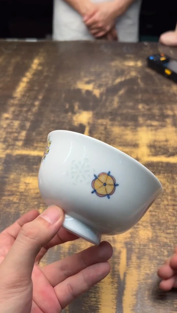 （预售）戏墨皮球花玲珑饭碗