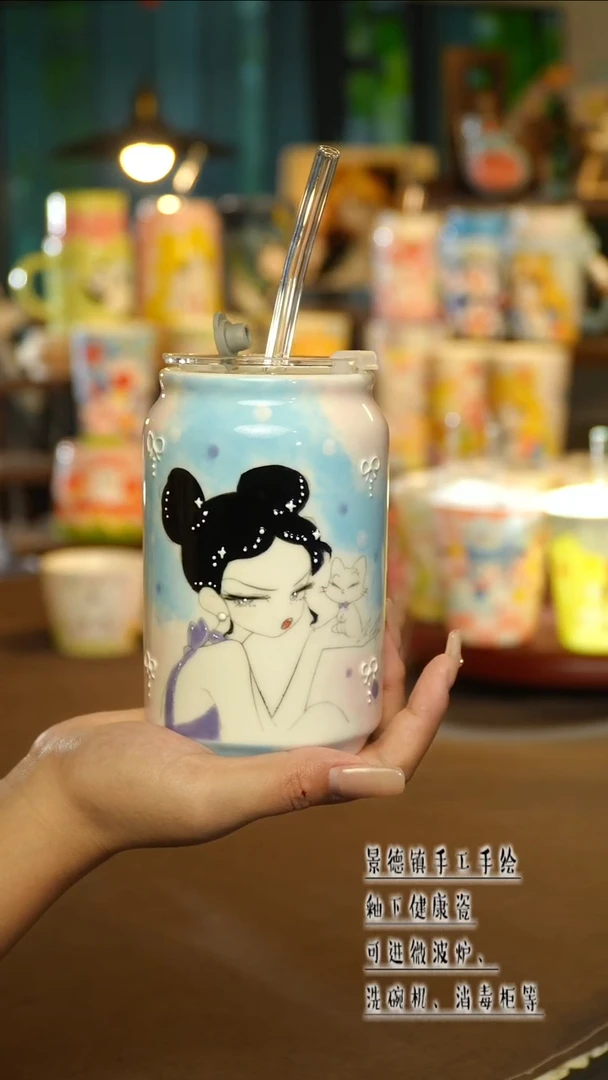 景德镇陶瓷手工手绘&A411