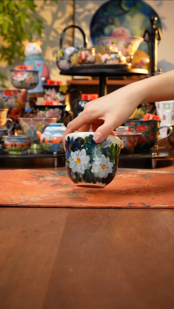 瓷片景德镇手工手绘217