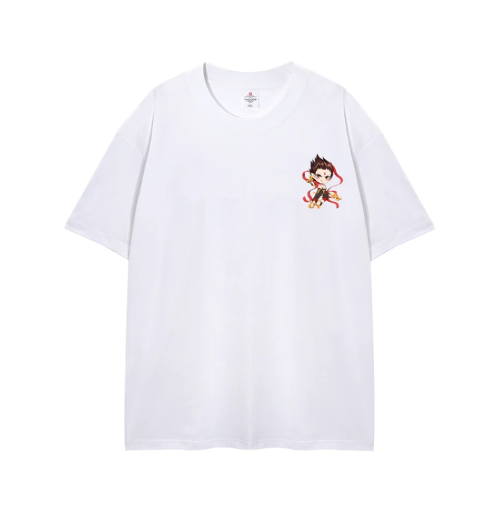 D X3020 短袖T恤夏季新款爆款纯棉T恤宽松休闲时尚男女款上衣