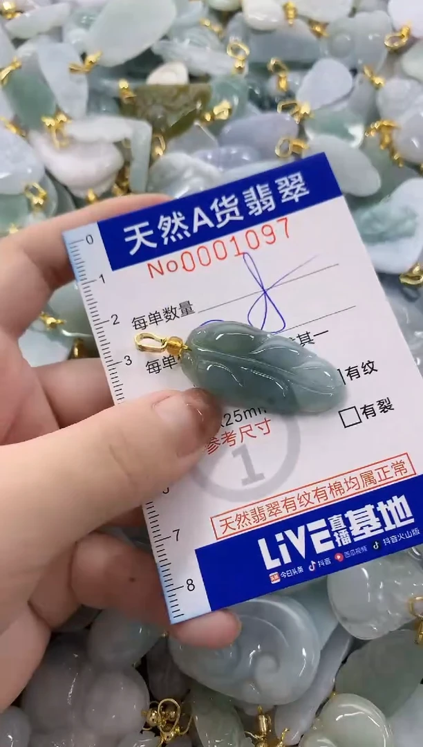 颈饰未镶嵌翡翠天然A货翡翠