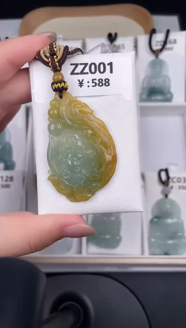 颈饰未镶嵌翡翠ZZ001特色观音