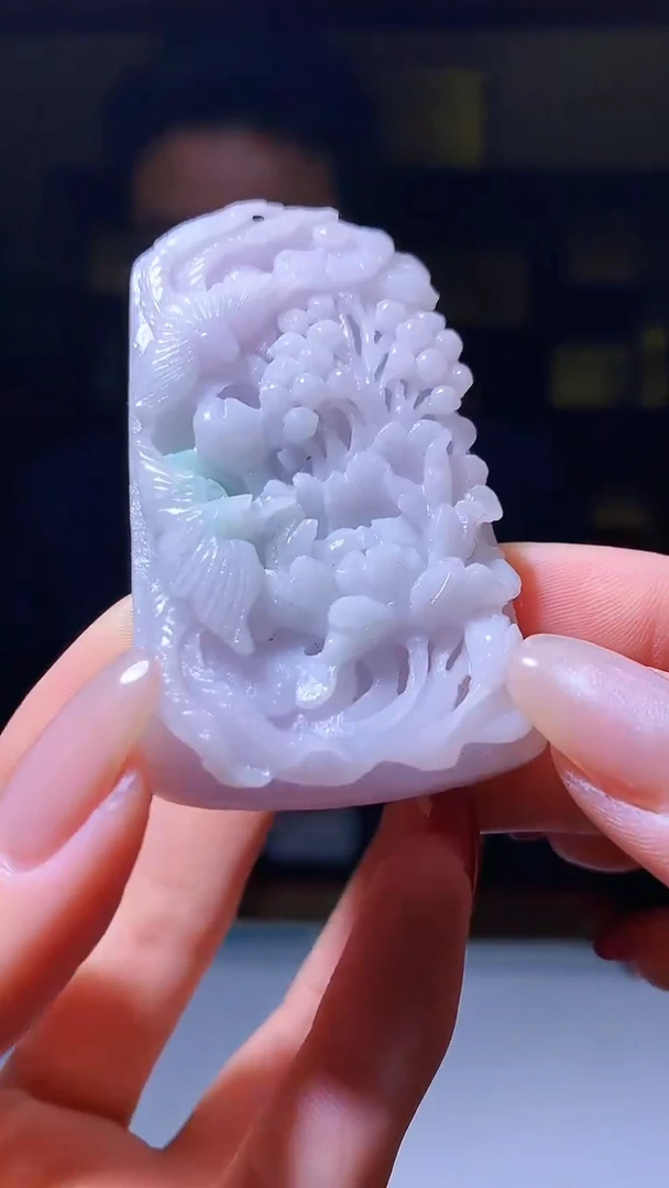 【闪购商品】定制翡翠未镶嵌1071hm-毛货挂件31