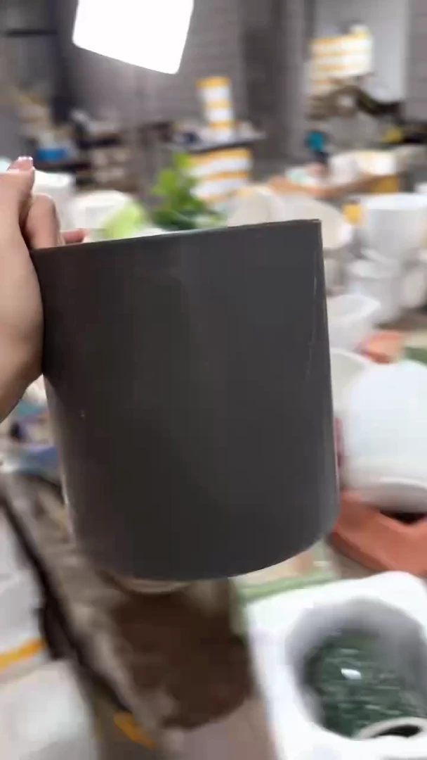 高温陶瓷花盆+E8