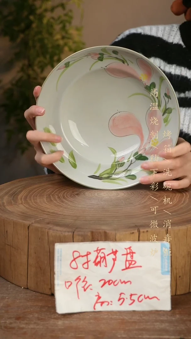 碗瓷景德镇手工手绘高温瓷釉下彩