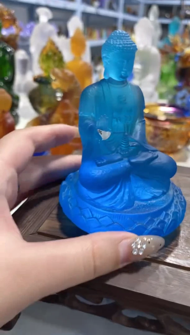 手工艺品琉璃437 药师 微瑕介意勿拍 不退不换