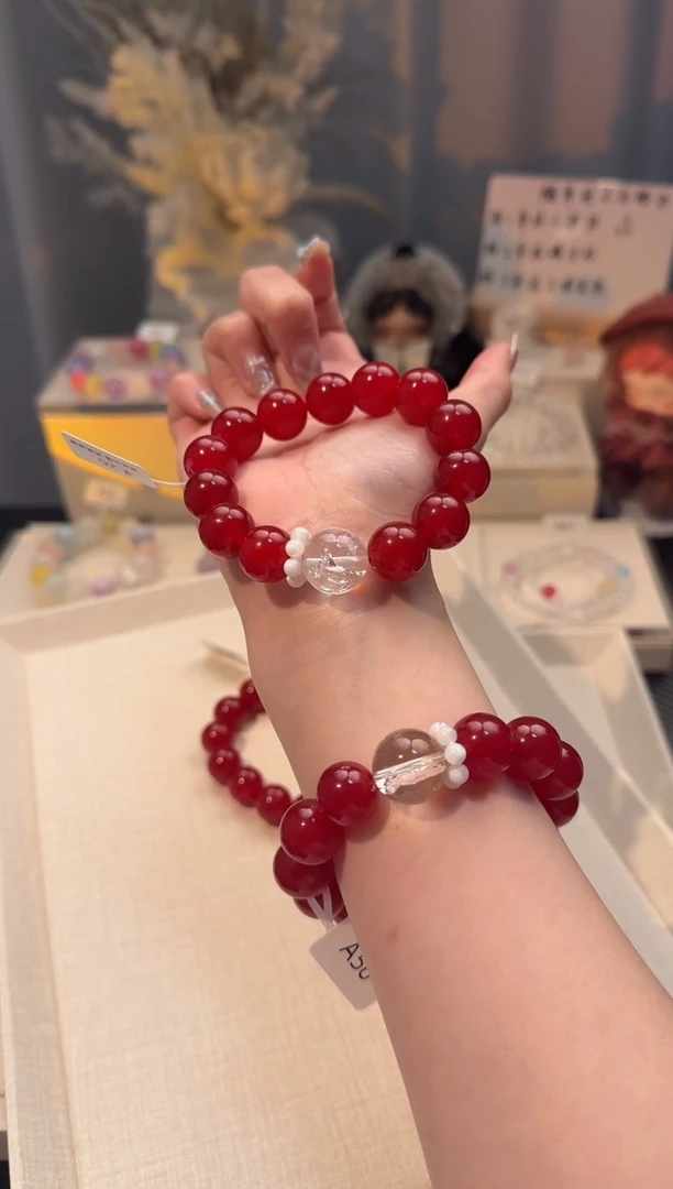 未镶嵌手串玛瑙/玉髓灵琳之境 直播专属 自选手串 A56